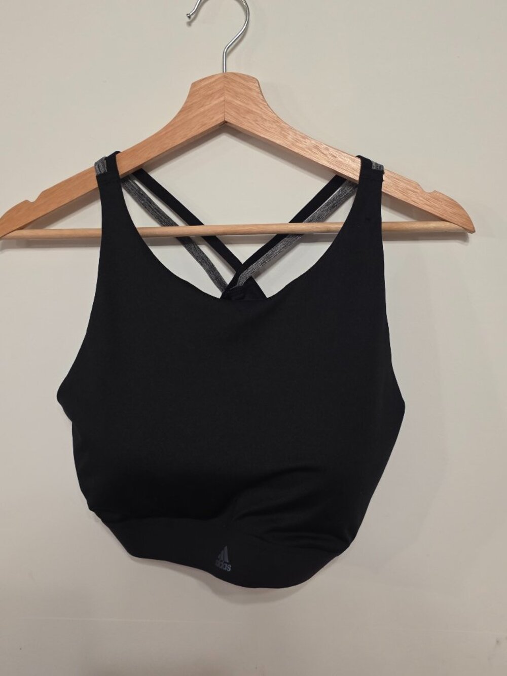 Adidas Padded Sports Bra with Cross Backstraps